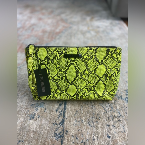 Steve Madden Handbags - Steve Madden Neon Animal Print Wristlet NWT
